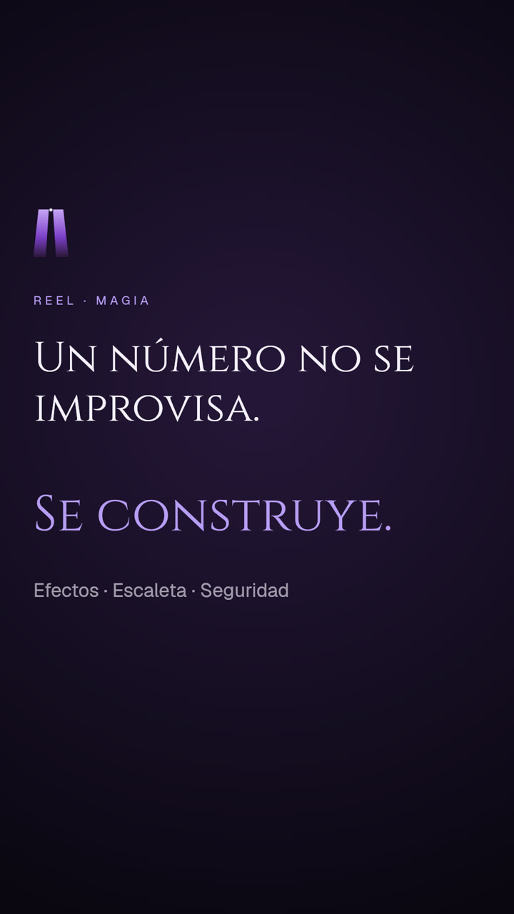 Un número no se improvisa